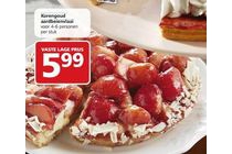 korengoud aardbeienvlaai