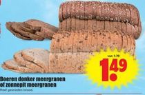 boeren donker meergranen of zonnepit meergranen