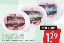 zandvliet plakjes gesneden worst