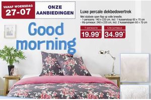 luxe percale dekbedovertrek