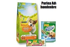 purina adventuros bonzo hondenbrokken of snacks