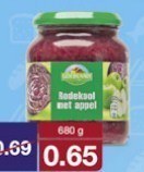 rode kool met appel