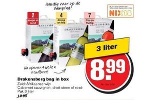 drakensberg bag in box