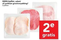 deen kipfilet salami of yorkham grooverpakking