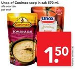 unox of conimex soep in zak 570 ml