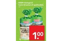 deen biologisch haver en kamut of speltwafels