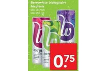 berrywhite biologische frisdrank