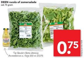 deen rucola of zomersalade