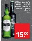 william lawson s whisky 1 liter of william lawson s whisky 13 years 70 cl