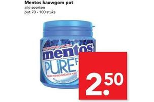 mentos kauwgom pot