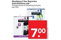 elandsberg 2 liter bag in box zuid afrikaanse wijn