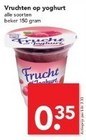 vruchten op yoghurt