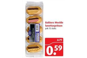 bakkers weelde lunettaspritsen