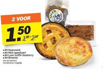 kaassnack 2 voor eur1 50
