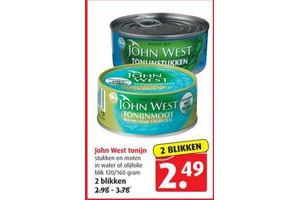 john west tonijn