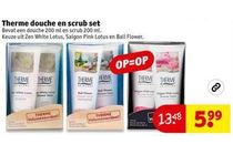 therme douche en scrub