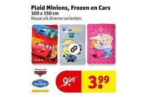 plaid minions frozen en cars