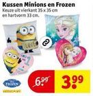 kussen minions en frozen