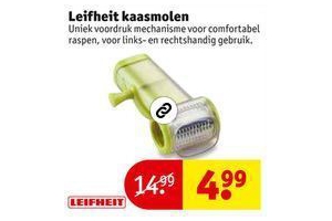 leifheit kaasmolen