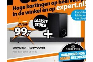 soundbars en subwoofers