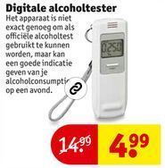 Digitale alcoholtester -