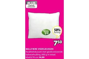 ballfibre vezelkussen