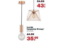 lucide hanglamp droopy