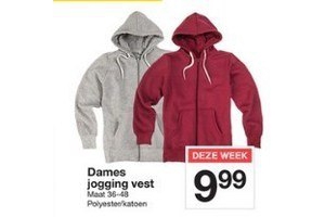 dames jogging vest