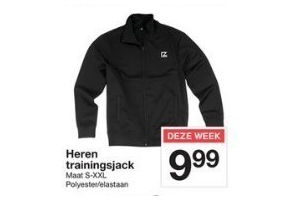 heren trainingsjack