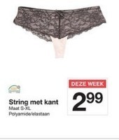 string met kant