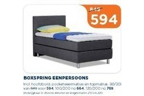 boxspring eenpersoons