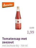 tomatensap met zeezout