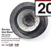 servies iron stone