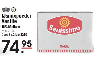sanissimo ijsmixpoeder vanille