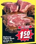 barbecue t bone steak