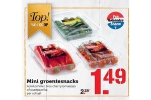 mini groentesnacks