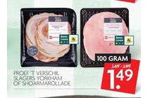 proef t verschil slagers yorkham of shoarmarollade