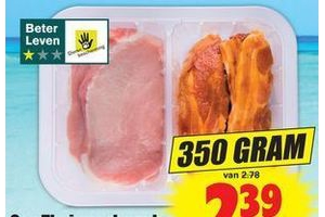 ons thuismerk spek en varkensfiletlapjes