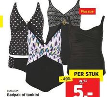 badpak of tankini