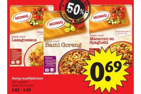 honig maaltijdmixen