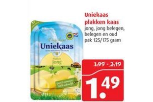 uniekaas plakken kaas