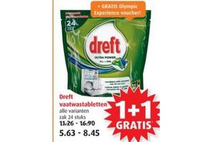 dreft vaatwastabletten