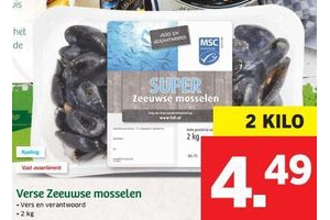 verse zeeuwse mosselen