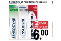 sensodyne of parodontax tandpasta