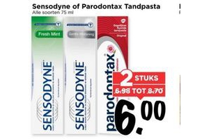 sensodyne of parodontax tandpasta