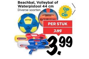 beachbal volleybal of waterpistool 44 cm