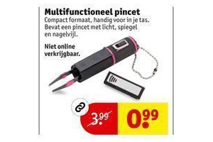 multifunctioneel pincet