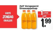zelf versgeperst sinaasappelsap