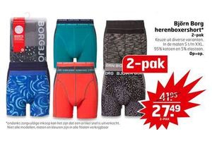 bjoern borg herenboxershort 2 pak