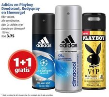 adidas en playboy deodorant bodyspray en showergel